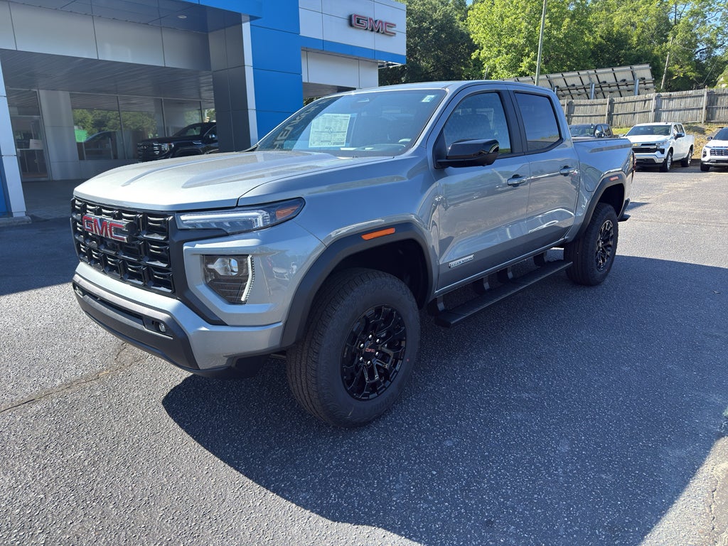 2026 GMC Canyon Elevation in Sterling Metallic — front three-quarter view