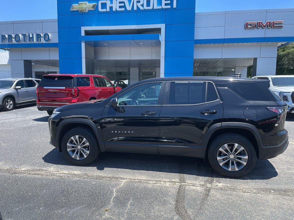 2026 Chevrolet Equinox LT in Mosaic Black Metallic — front three-quarter view